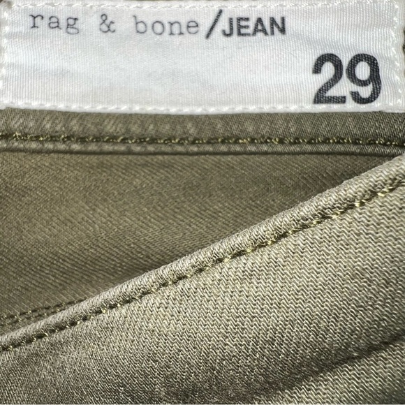 Rag and Bone Olive Green Skinny Jeans size 29 - Picture 9 of 10